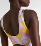 Alexandra Miro Beth floral cutout swimsuit