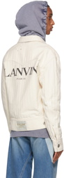 Lanvin Off-White Gallery Dept. Edition Denim Paint Mark Jacket