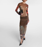 Jean Paul Gaultier x Shayne Oliver City tulle maxi skirt