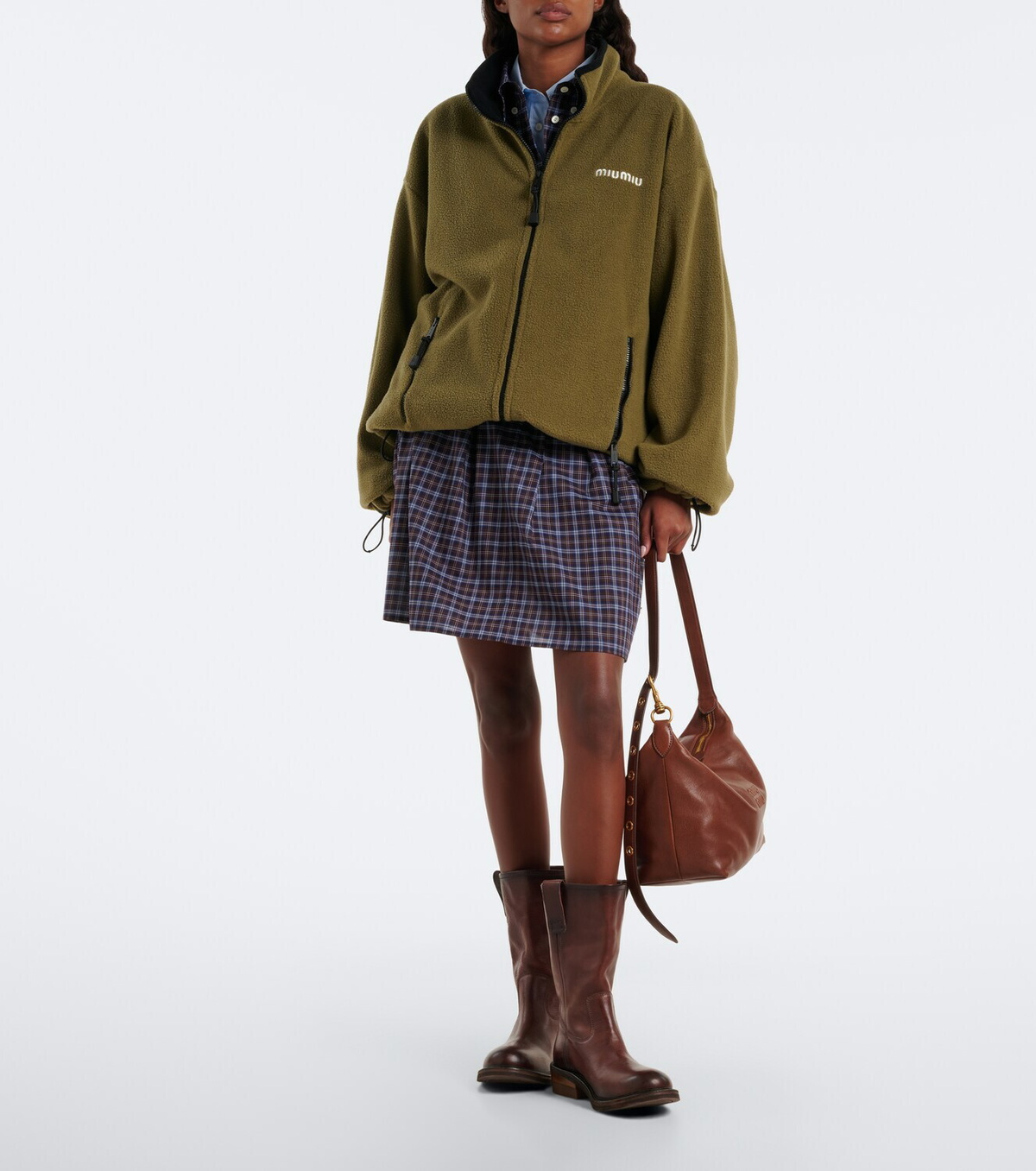 Miu Miu Spirit leather shoulder bag