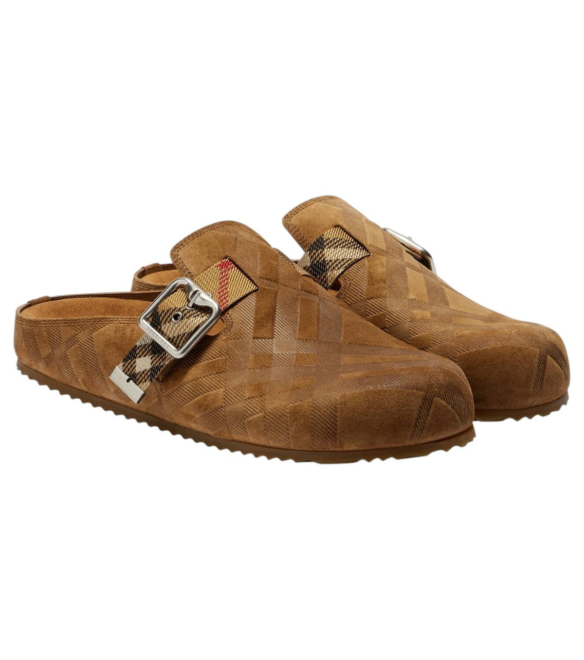 サンダル・ミュール Burberry Printed fabric Pool Check thong mules Burberry Printed Fabric Pool Check Thong Mule – LOZURI®