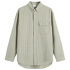 Gramicci Women's Checkered Stance Shirt in Sierra Check Mint