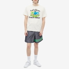 Adidas Men's Grow Together T-Shirt in Black/Bright Yellow