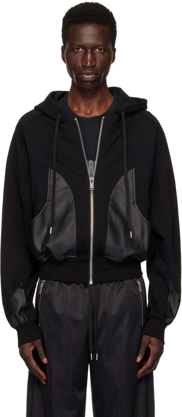 Han Kjobenhavn Black Logo Oversized Hoodie Han Kjobenhavn