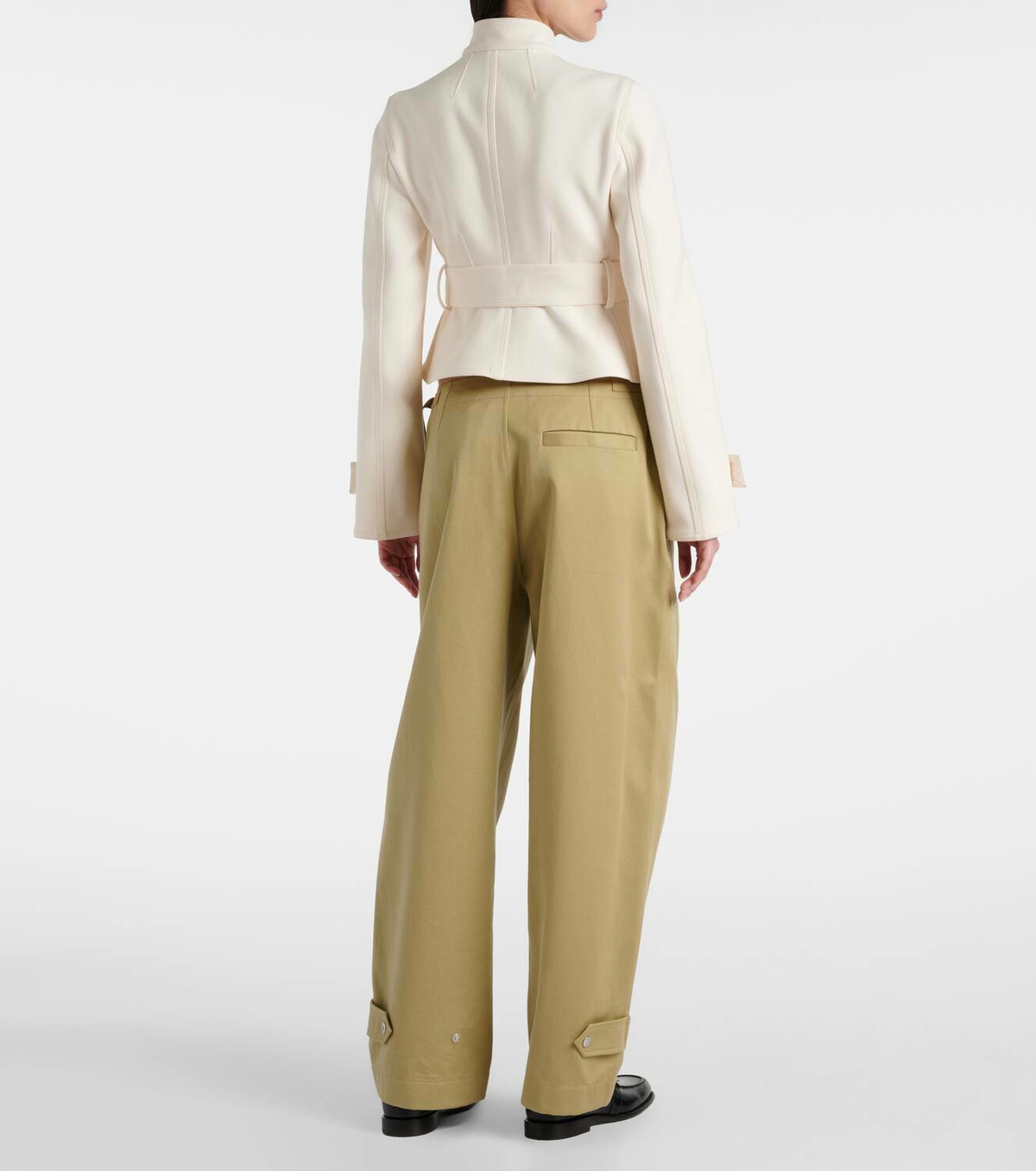 Burberry Belted cutout jacket