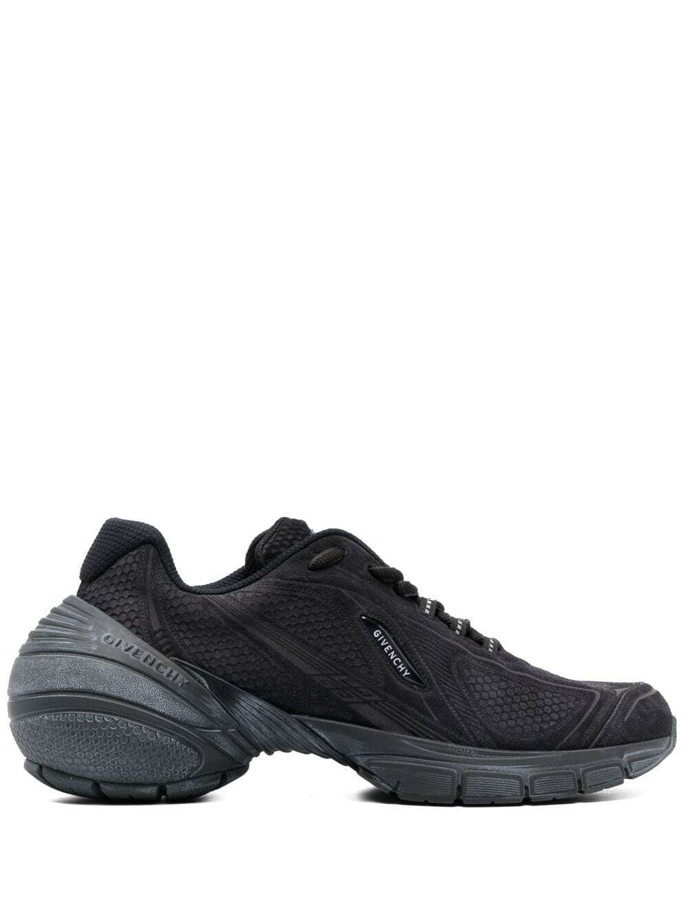 Givenchy Men Black Fabric Tk-Mx Sneakers