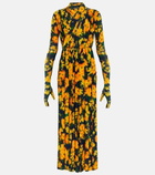 Balenciaga - Floral gloved jumpsuit