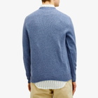 Country Of Origin Men's Geelong Seamless Knit Jumper in Light Blue