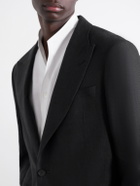 Mr P. - Slim-Fit Linen Tuxedo Jacket - Black