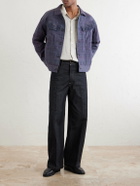 Kartik Research - Crochet-Trimmed Ramie and Cotton-Blend Shirt - Neutrals