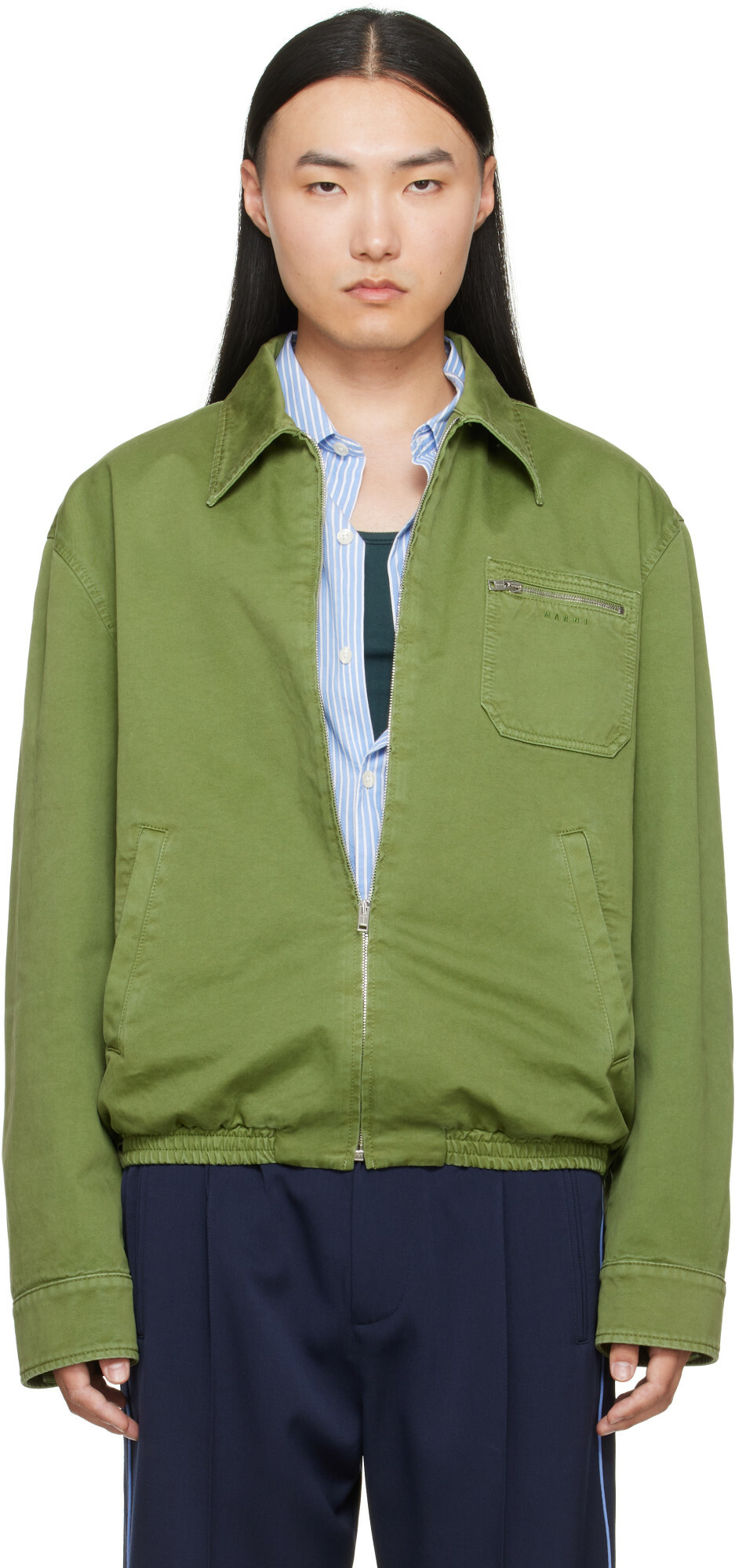 Marni Green Zip Jacket