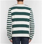 Joseph - Striped Cotton-Jersey T-Shirt - Men - Dark green