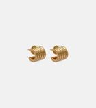 Déhanche Hollyhock gold-plated sterling silver earrings