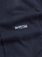 Missoni - Three-Pack Logo-Jacquard Cotton-Blend Socks - Blue