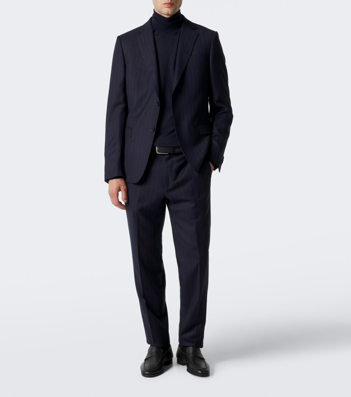 Thom Sweeney Cashmere and silk turtleneck sweater