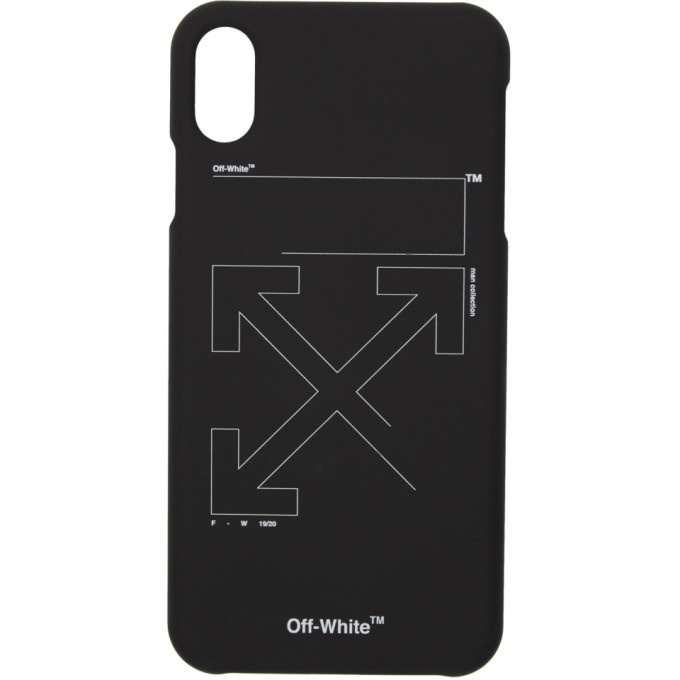Photo: Off-White Black and White Unfinished iPhone X Case