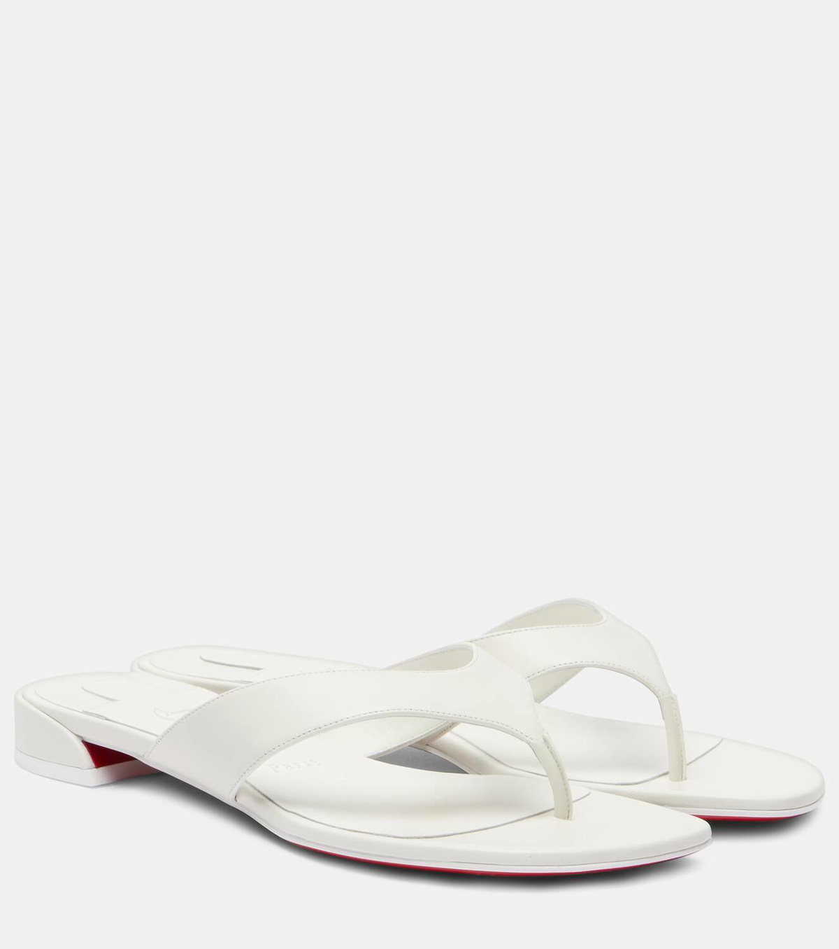 Christian Louboutin Sweet Janetonga leather thong sandals