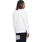 Thom Browne White Milano Cotton 4-Bar T-shirt