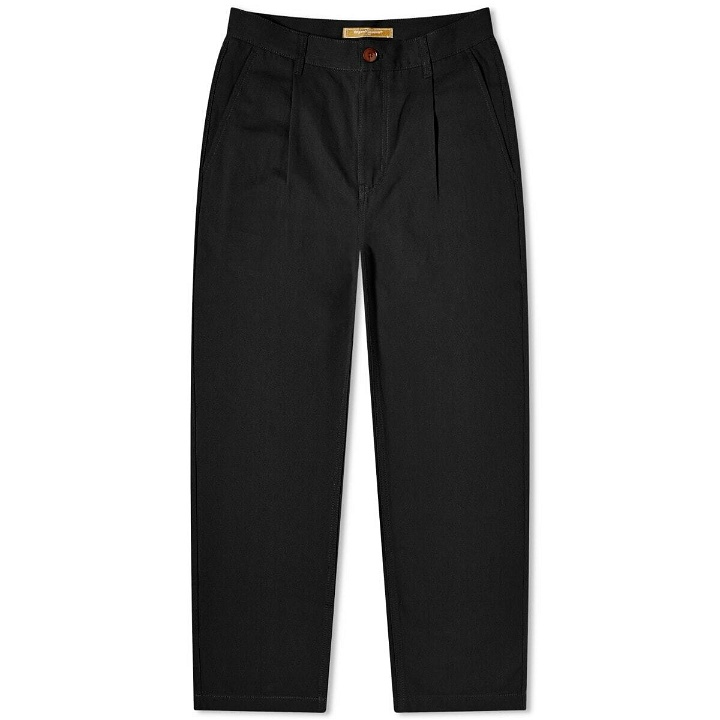 Photo: FrizmWORKS Men's OG Haworth One Tuck Trousers in Black