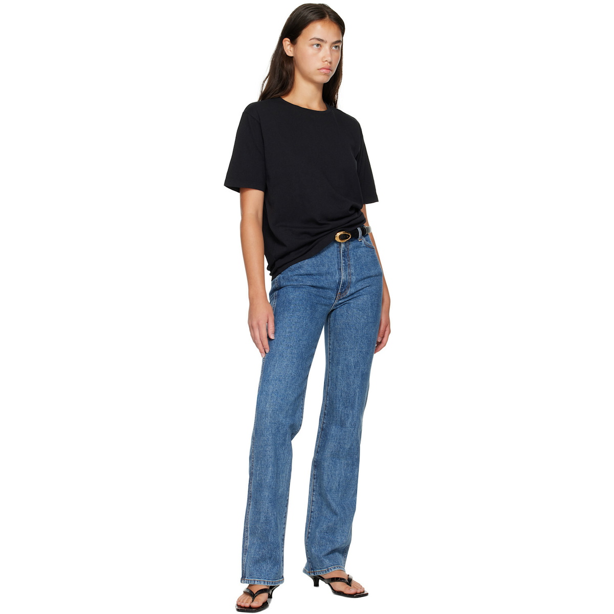 KHAITE Black Mae T-shirt