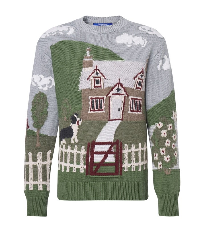 Photo: Junya Watanabe Intarsia cotton and wool sweater