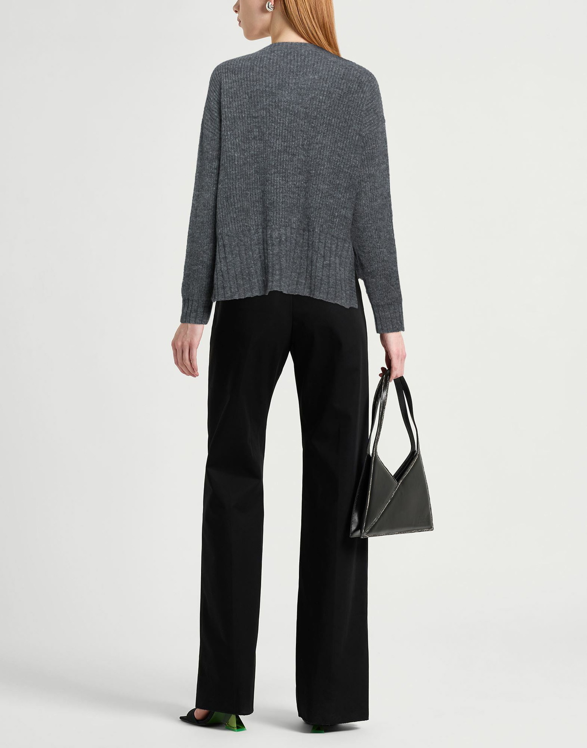 Manila Grace Womens Sweater Charcoal