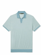 Loro Piana - Cotton Polo Shirt - Blue