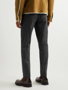 Loro Piana - Slim-Fit Virgin Wool and Cashmere-Blend Trousers - Black