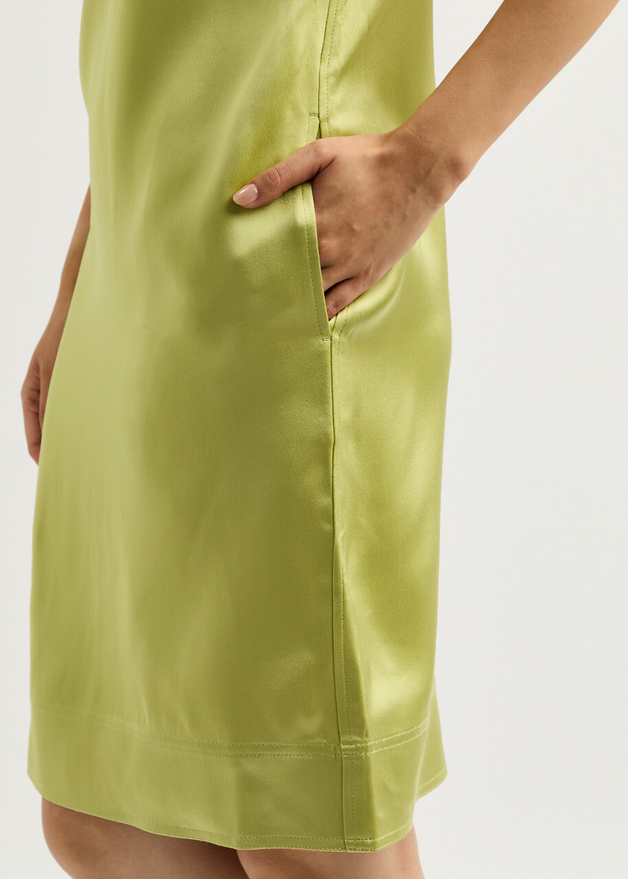 toteme green dress Fluid Jersey Dress Pepper