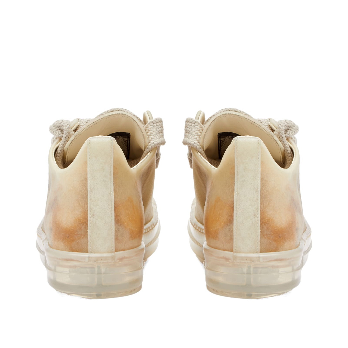 Rick Owens Women's Low Sneakers in Natural/Clear Rick Owens