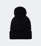 Moncler Grenoble Cable-knit virgin wool beanie