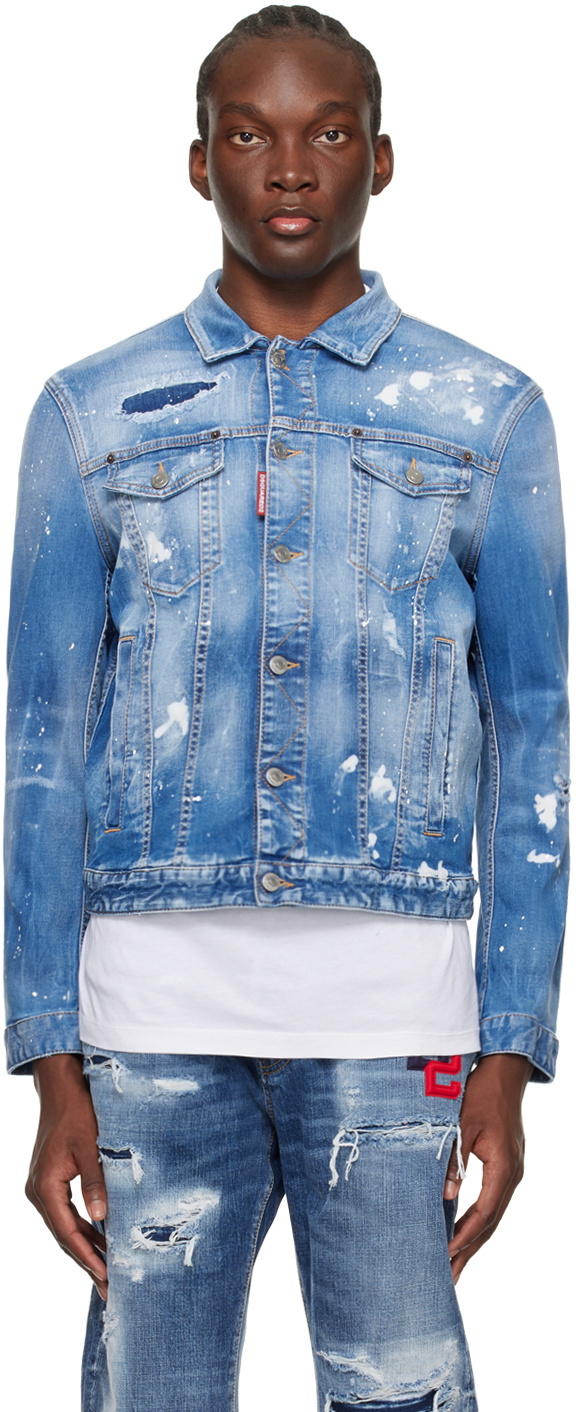 Dsquared2 Denim Patches Jacket - Men