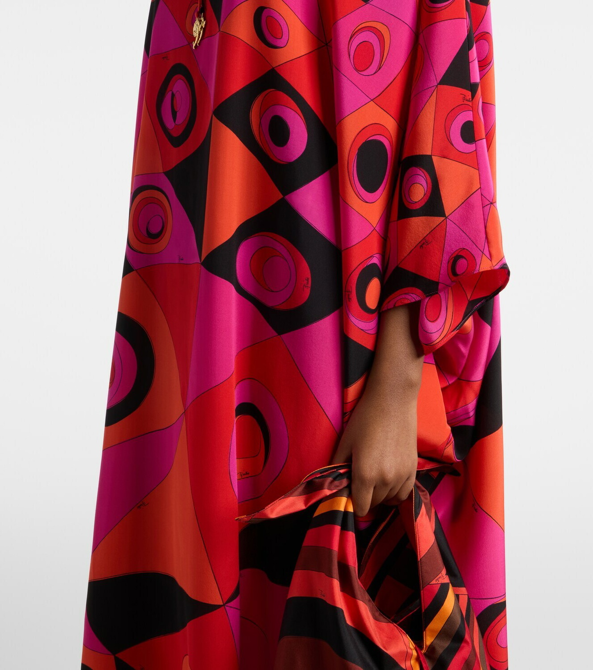 Pucci Occhi silk twill kaftan