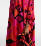 Pucci Occhi silk twill kaftan