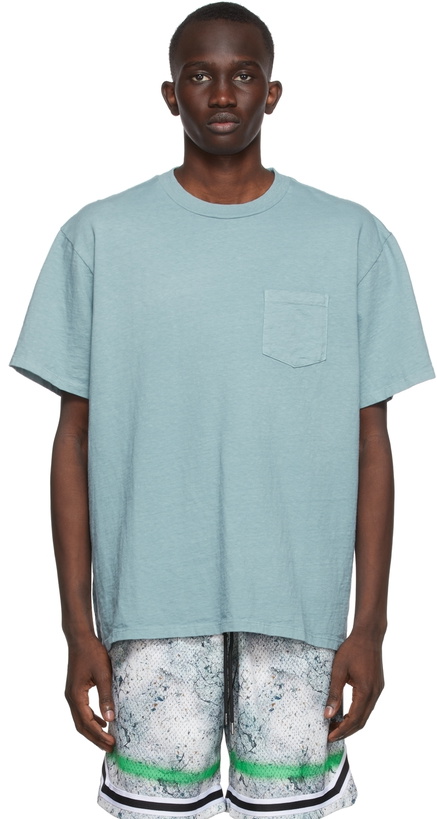 Photo: John Elliott Blue Lucky Pocket T-Shirt