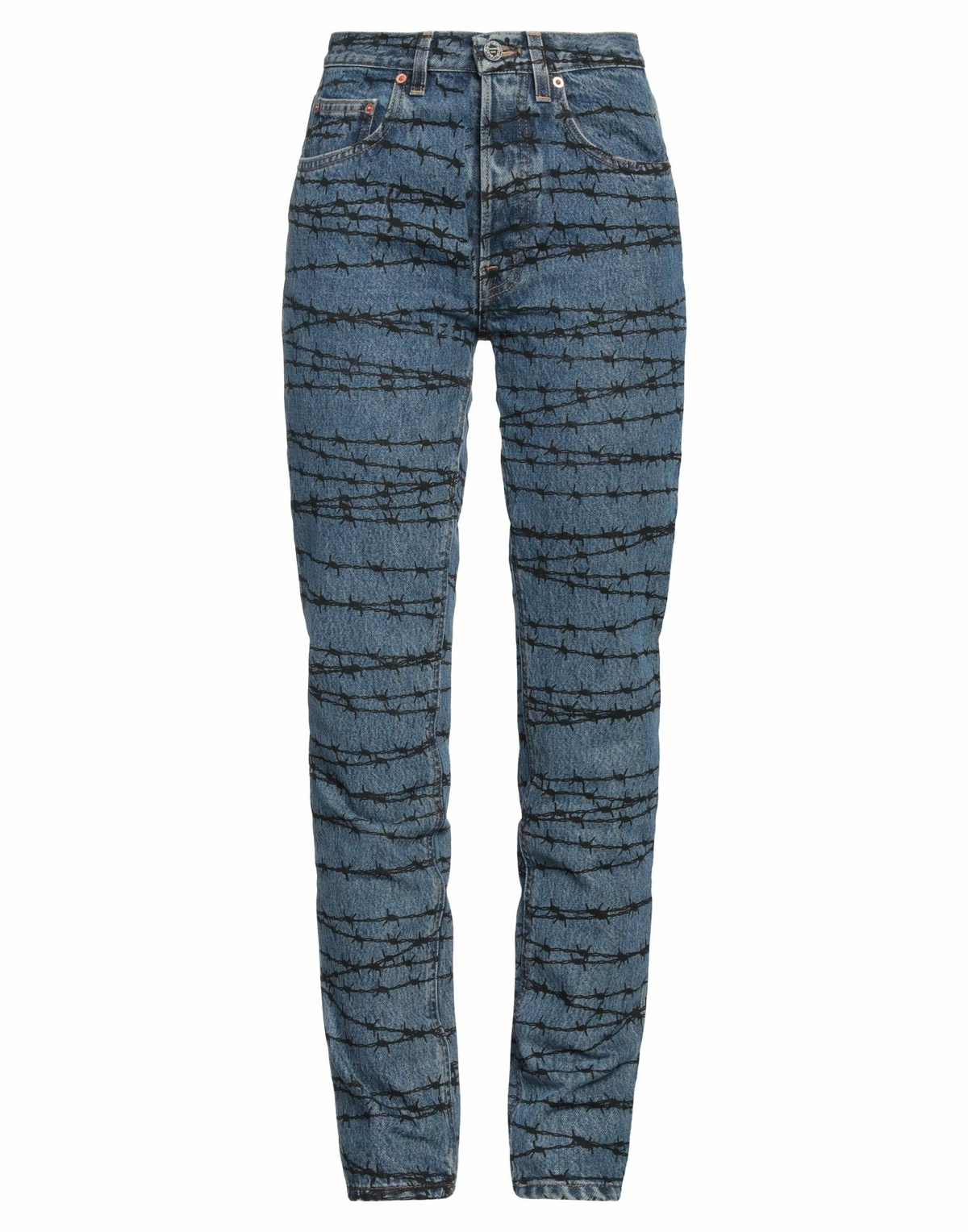 Vetements Distressed high-rise jeans Vetements