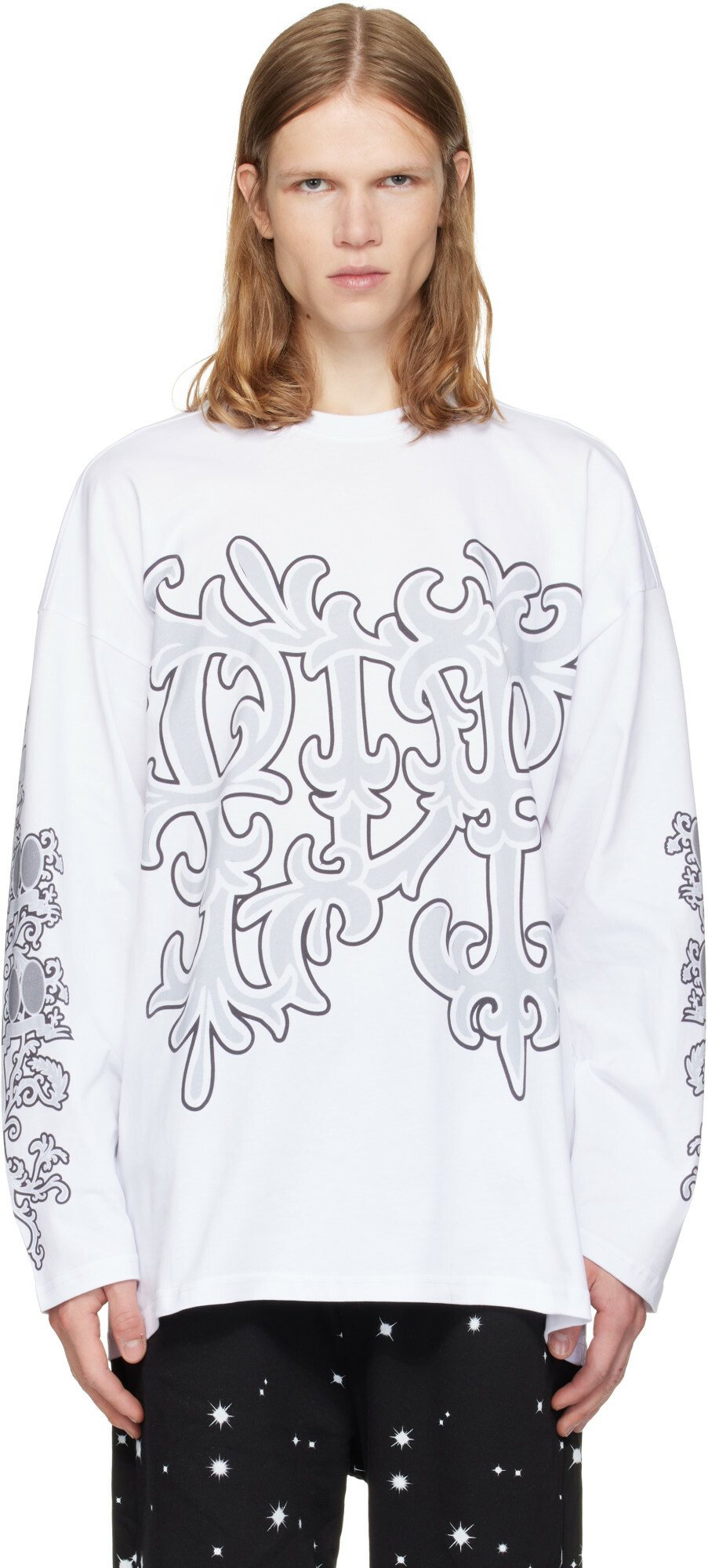 PDF Black 'La Flame' Long Sleeve T-shirt PDF