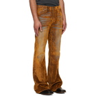COÛT DE LA LIBERTÉ Orange Jimmy Stretch Flare Jeans