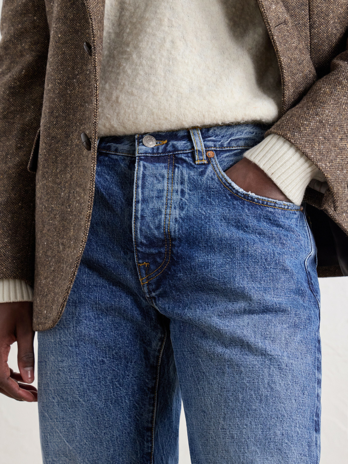 Fortela - Slim-Fit Straight-Leg Jeans - Blue