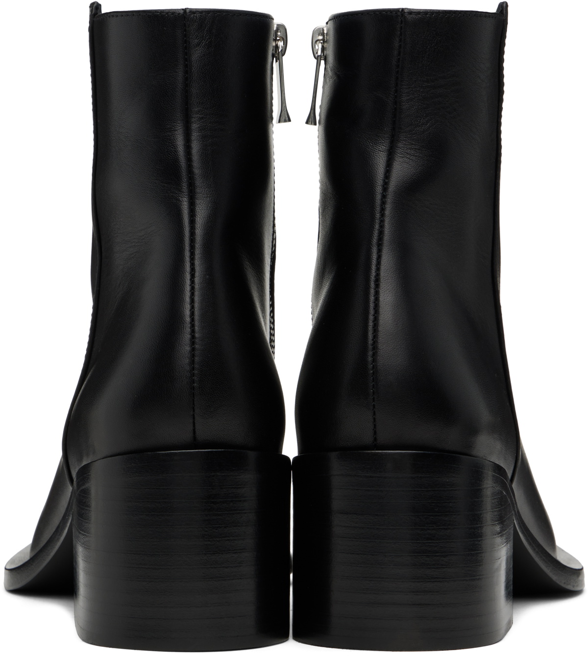 Enfants Riches Déprimés Black Night Version Square Toe Franky Boots