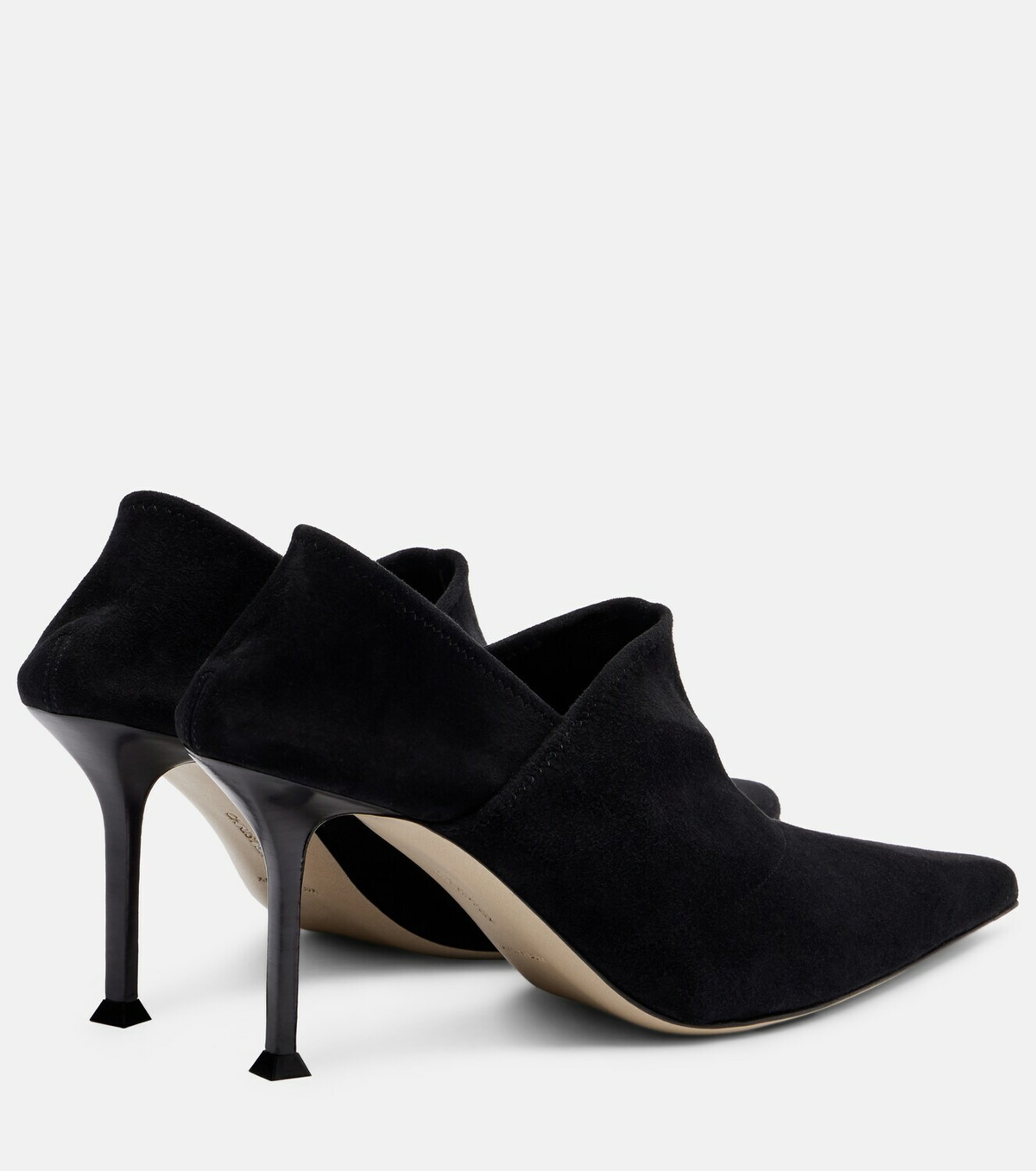 Christen Helix 75 suede pumps