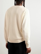 KENZO - Logo-Jacquard Wool Sweater - Neutrals