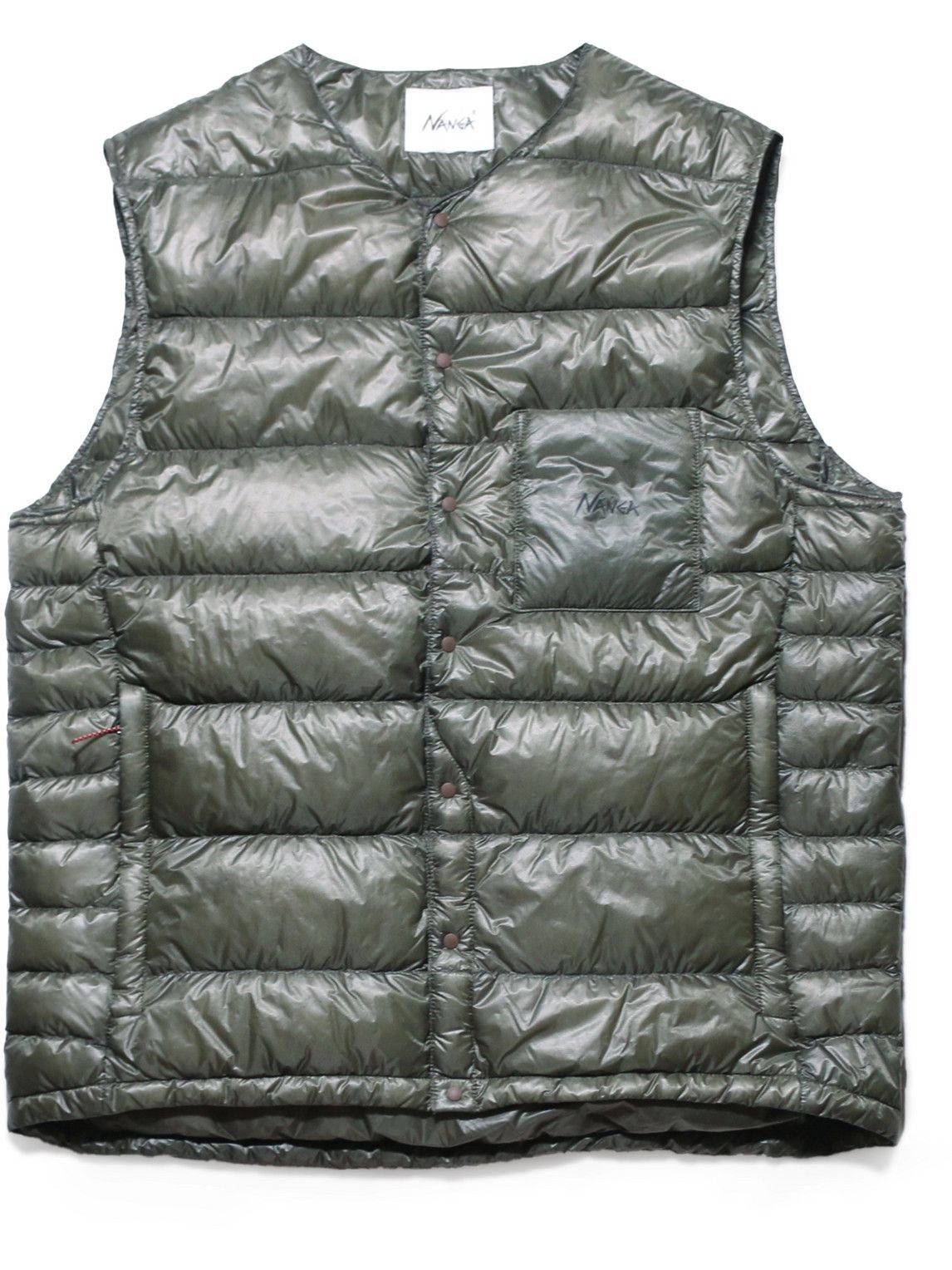 Nanga - Quilted Recycled Shell Down Gilet - Green