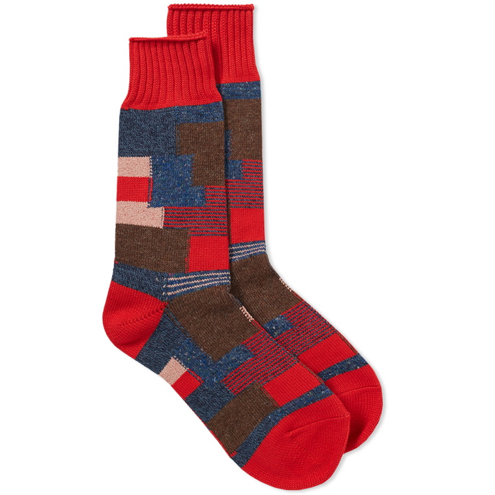 Photo: Anonymous Ism Patchwork Crew Sock