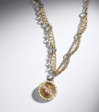 FoundRae Forever A Pair 18kt gold pendant necklace with diamonds