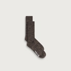 Universal Works Men's Slub Knit Slub Sock in Charcoal