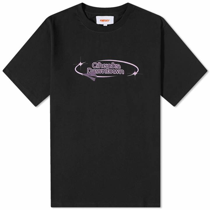 Photo: Checks Downtown Men's Local Favourites T-Shirt in Black