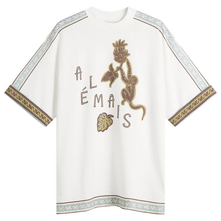Photo: ALÉMAIS Women's Monkey Dance T-Shirt in Cream
