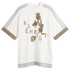 ALÉMAIS Women's Monkey Dance T-Shirt in Cream