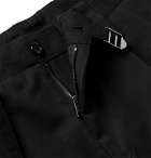 Dolce & Gabbana - Pleated Cotton-Blend Drill Shorts - Black
